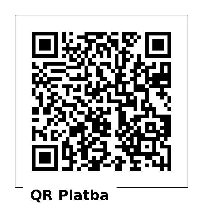 QR kód pro platbu na bankovní účet sboru