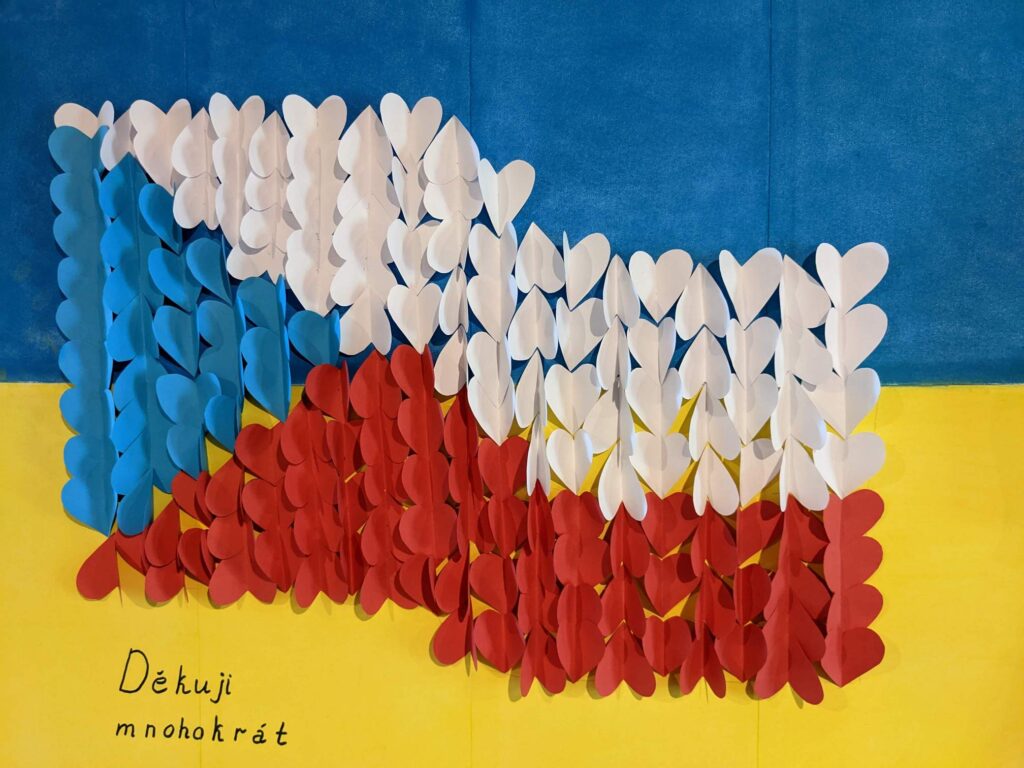 Poděkování Ukrajinských dětí