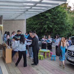 Hudební vystoupení mezinárodního pěveckého uskupení